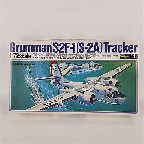 Hasegawa 1 72 Grumman S2f 1 S 2a Tracker Model Airplane Kit 1 New Open Box Ebay