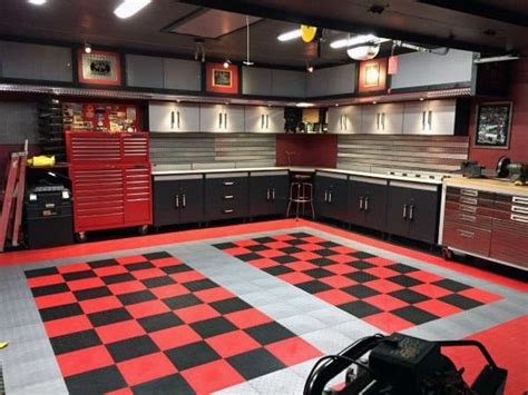 Top 40 Best Garage Ceiling Ideas Automotive Space Interior Designs