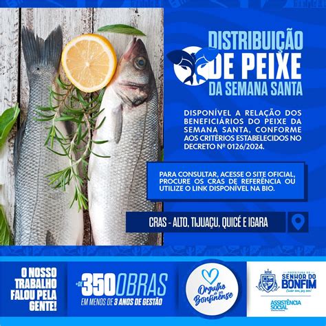 Prefeitura Divulgada A Lista Dos Benefici Rios Do Peixe Da Semana Santa