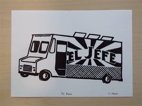 El Jefe Food Truck from the Movie Chef : r/printmaking