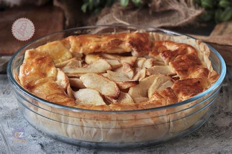 TORTA DI MELE CON PASTA BRISE Ricetta Facile Senza Uova