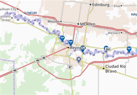 MICHELIN Reynosa map - ViaMichelin