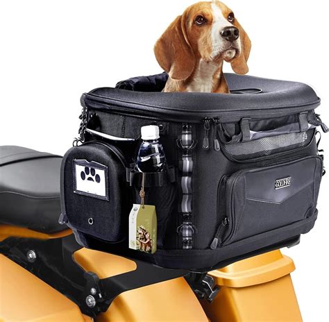 Amazon co jp クレート 小型犬 オートバイの犬のキャリアポータブル ペット キャリア ペット旅行バッグ猫のキャリア バッグ