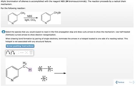 Solved Allylic Bromination Of Alkenes Is Accomplished With Chegg