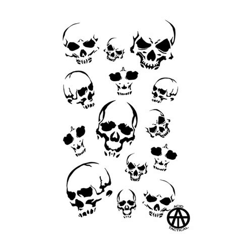 Skull Stencil