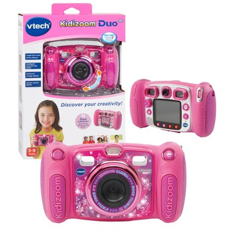 Vtech Kidizoom Duo Camera 50 Pink Smyths Toys Uk