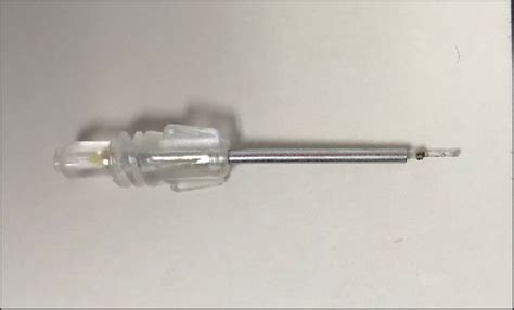 Diode glass tip can be sharp without sufficient charring | Download Scientific Diagram