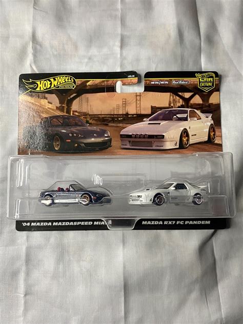 Hot Wheels Car Culture Pack Mazdaspeed Miata Mazda Rx Fc