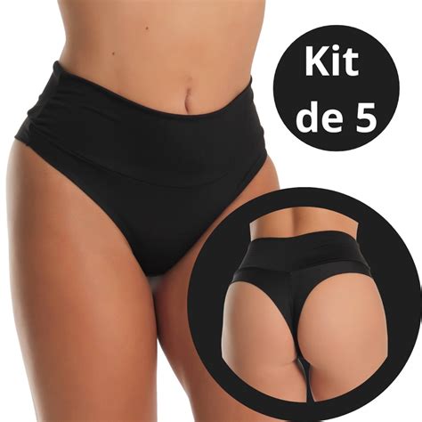 Calcinhas Modeladora C S Alto Fio Duplo Kit Lingerie Shopee Brasil