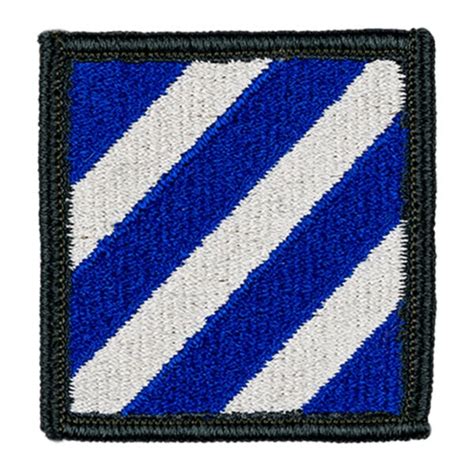 Army 3rd Infantry Division Patch, Full Color with Velcro