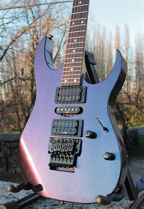 Ibanez RG 570 1994 Blue Violet Chameleon One Of A Kind Reverb Canada