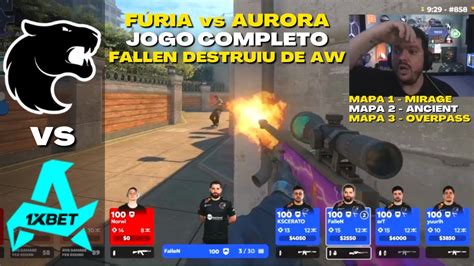 FURIA Vs AURORA JOGO COMPLETO Todos Os Mapas PARI Please 2023 YouTube