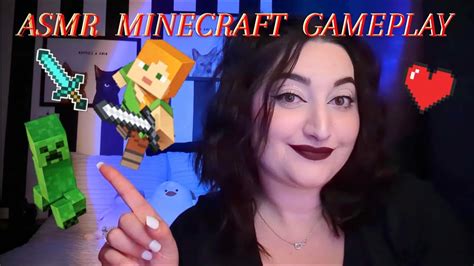 Asmr Lets Play Minecraft Gameplay Whispering Tapping Clicking