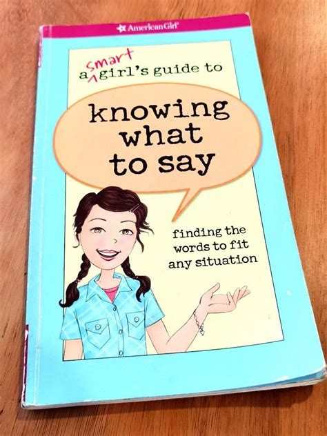 A Smart Girls Guide To Knowing What To Say Words To Fit Any Situation