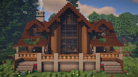 Lavish Wooden Cabin in Minecraft - TBM | TheBestMods