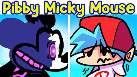 Friday Night Funkin Vs Corrupted Mickey Mouse Fnf Mod Pibby Mickey