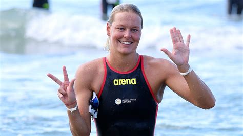 La nageuse de Montpellier Sharon Van Rouwendaal médaillée d or du 5km