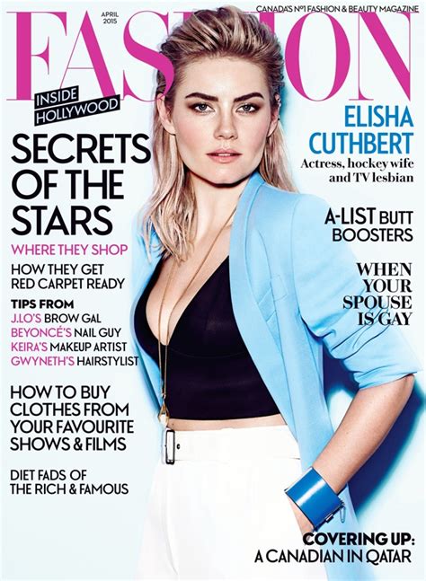 Elisha Cuthbert Covers FASHION & Talks 'One Big Happy' Lesbian Role