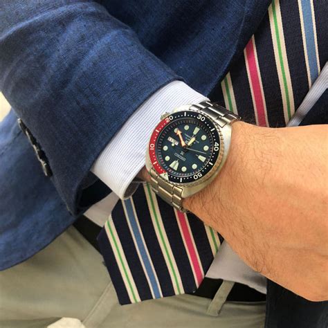 Seiko Prospex Srpe K Padi Turtle Pepsi Automatic Blue Dial Men S