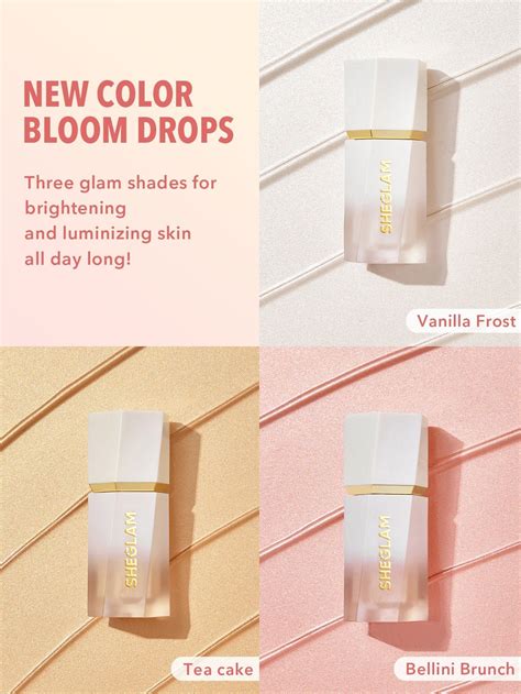 Sheglam Glow Bloom Liquid Highlighter Beauty Face