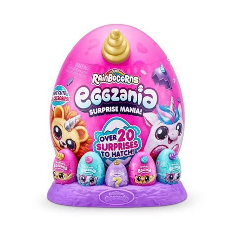Игрушка ZURU RainBocoRns Eggzania Большое яйцо Сюрприз 9258 - купить с ...