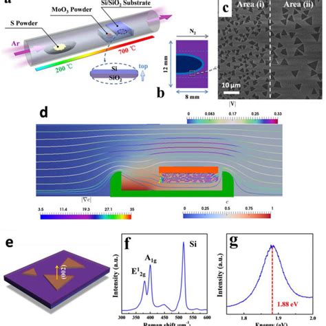 Growth Of Horizontal Mos Triangles On Si Sio Substrate Oriented Along