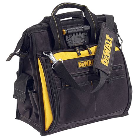 Dewalt Tool Bag With Integrated 3 Level Led Light Polyester 41