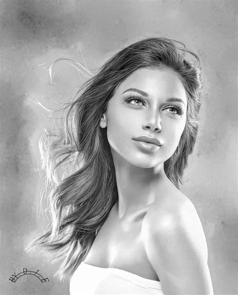 Pencil Portrait Portrait Drawing Portrait Painting Art Painting