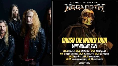 Megadeth regresa a México en abril The Rock Review