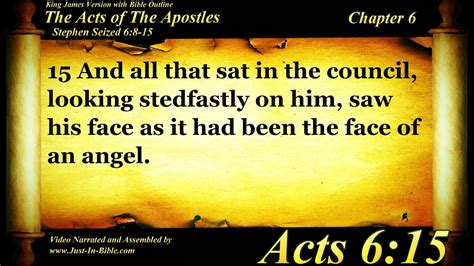 The Acts Of The Apostles Chapter 6 Bible Book 44 KJV HD Read Along