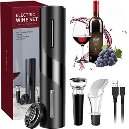 Cavatappi Elettrico Per Vino Set Di Apribottiglie Elettrico In Con