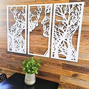 FAMILY TREE, Couple, Tree of Life, Wall Art Decor,home Decor Bedroom, Living Room Ornaments ...