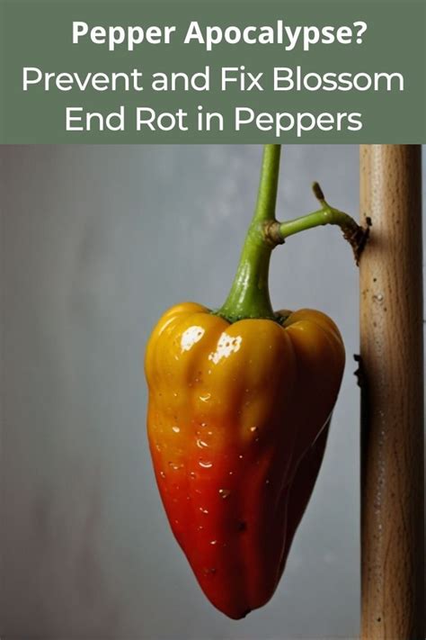 Pepper Apocalypse Prevent And Fix Blossom End Rot In Peppers