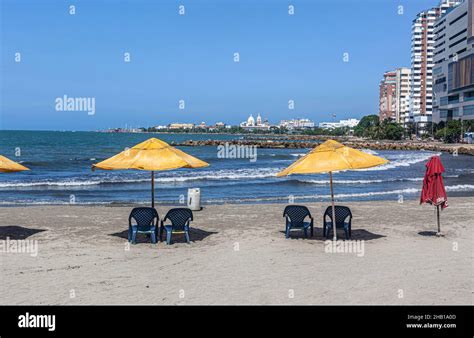 Bocagrande Beach Cartagena De Indias Colombia Stock Photo Alamy