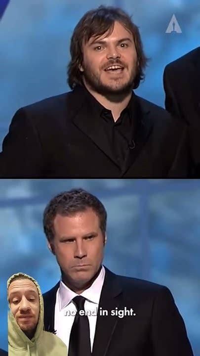 Jack Black And Will Ferrell Sing Get Off The Stage At The Oscars