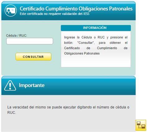 Certificado Cumplimiento Obligaciones PatronalesIESS