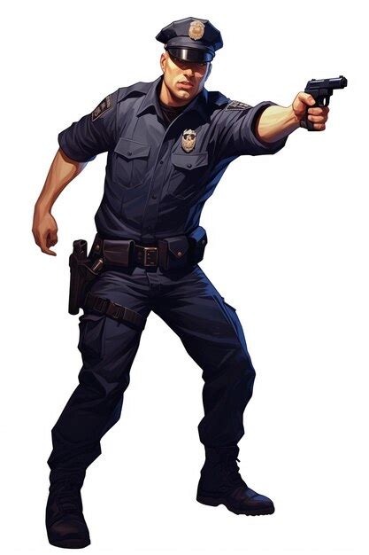 Premium Ai Image Cop Police