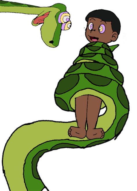 Mowgli And Kaa By Vasilia95 On Deviantart