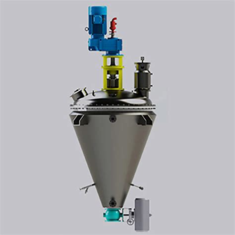 Ldg Central Axis Helical Blade Single Conical Ribbon Mixer Dryer