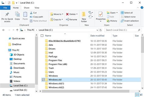 How To Delete Windows Old Folder On Windows Technastic