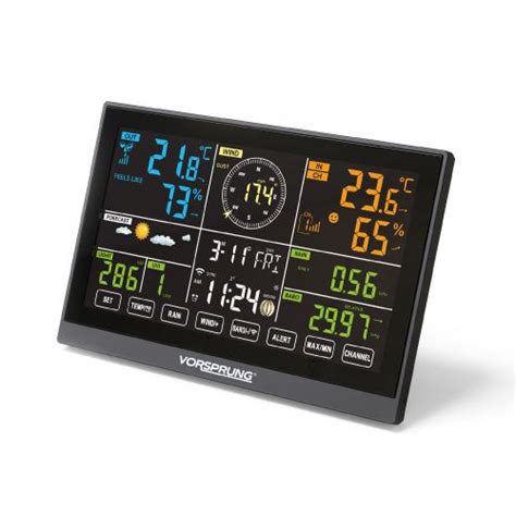 WiFi Weather Station with Outdoor Wireless Sensors – VORSPRUNG®