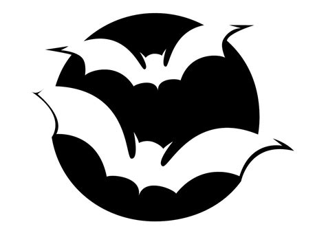 Free printable bat pumpkin carving patterns design templates | Funny ...