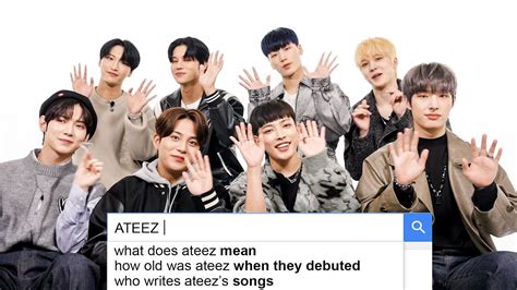 ATEEZ Answer The Web S Most Searched Questions WIRED YouTube