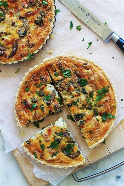 Recette De La Quiche Au Poulet Et Champignons Simple Facile Rapide