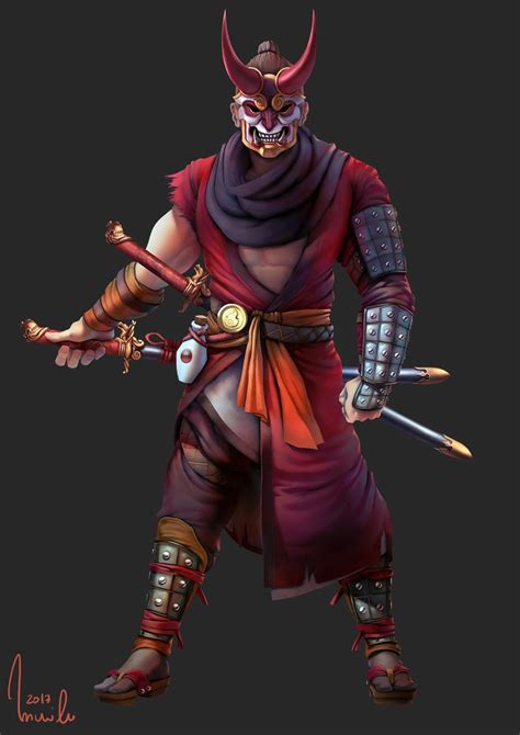 Male Samurai Concept Art Murilo Miranda On Artstation At