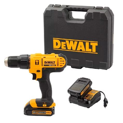 Furadeira Parafusadeira Dewalt 1 2 Impacto 20v 2 Baterias Dcd776c2 Br