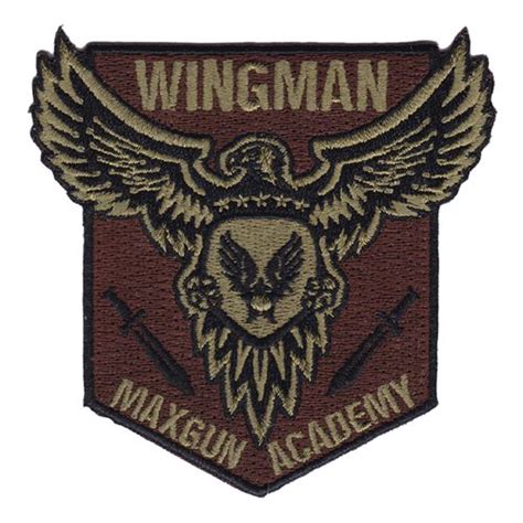 abw wingman maxgun academy ocp patch  air base wing
