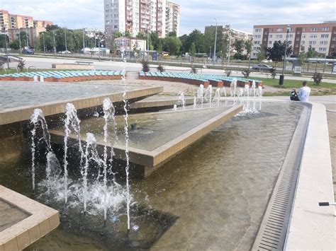 Fontanna Przy Netto Arenie Ju Dzia A Szczecin Nasze Miasto