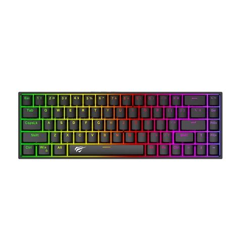 Teclado Gamer Mec Nico Usb Havit Kb L Preto