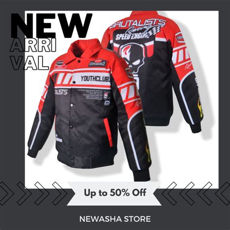 Jaket Racing Nascar Pria Ootd Sunmori Keren Modis Lazada Indonesia